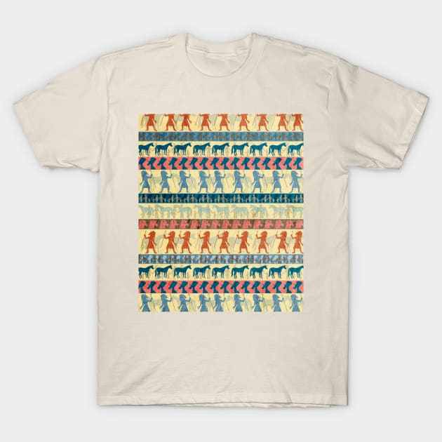 Egyptian Unicorn Pattern T-Shirt by Thatssounicorny